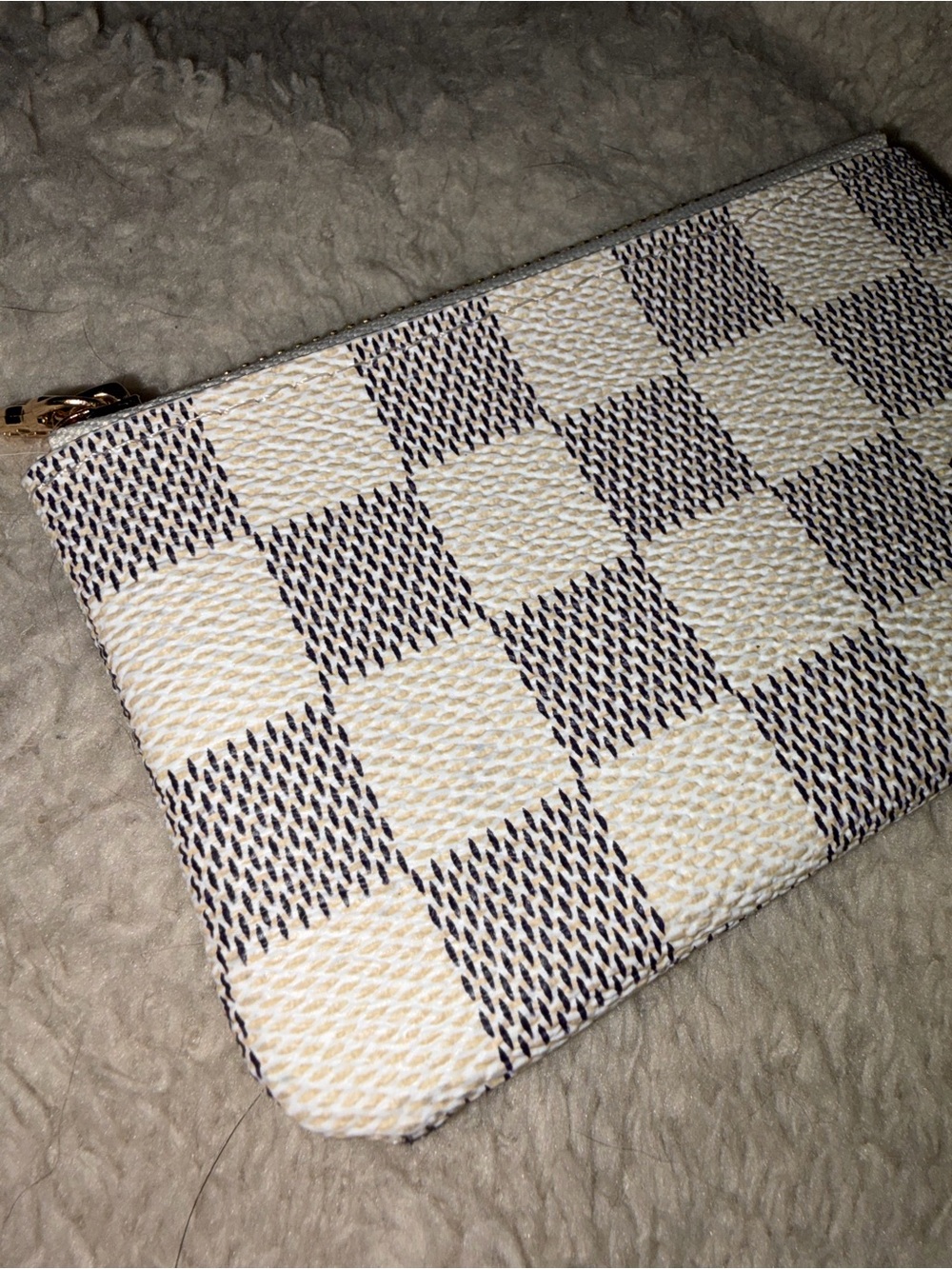 Checkered Coin Pouch - Picture 1 of 5